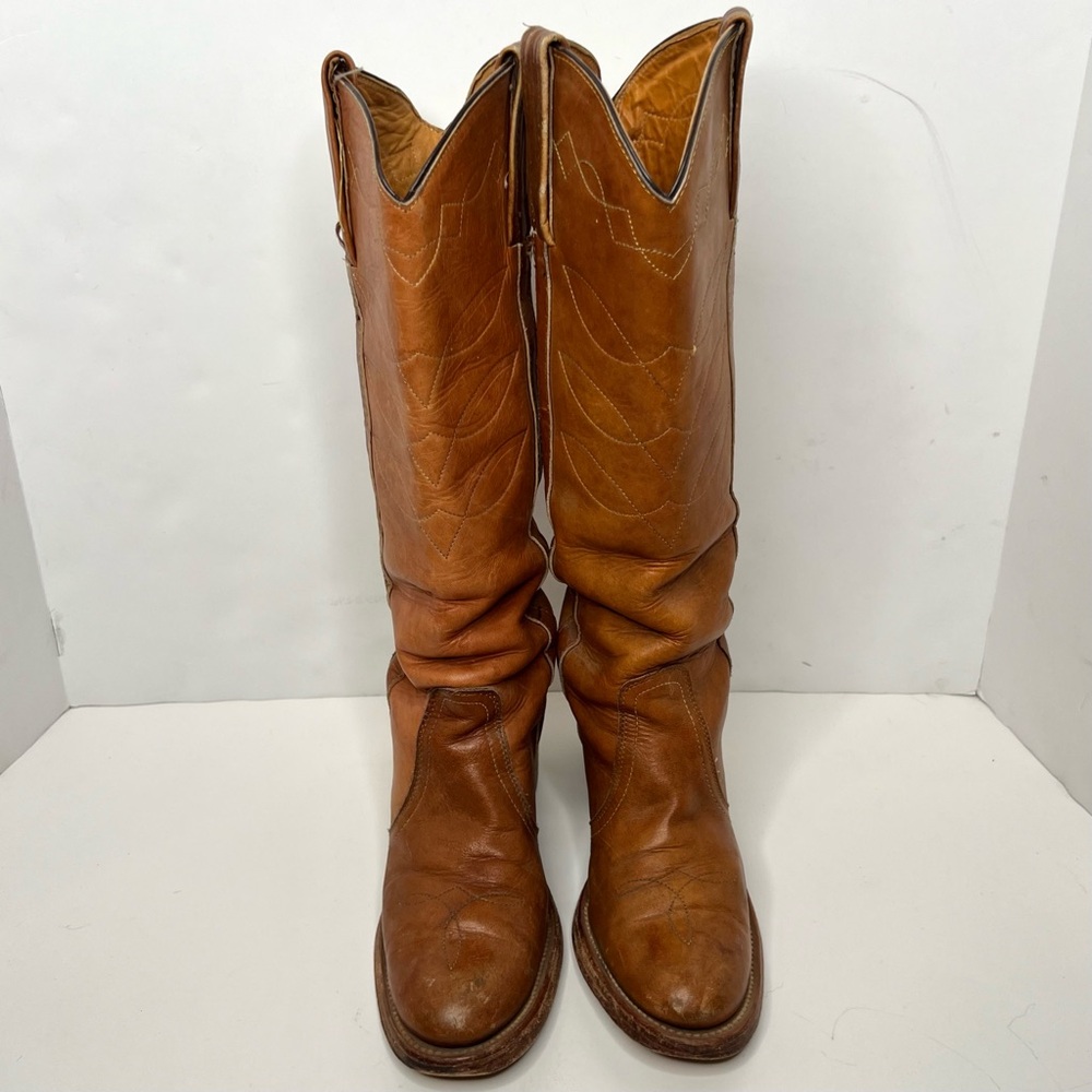 Vintage 1970’s Frye Leather Tall Campus Boots - Picture 2 of 7